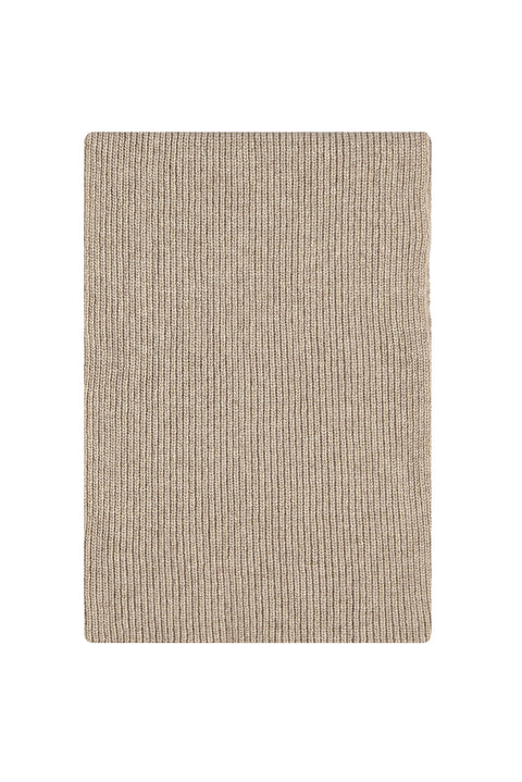 Açık Vizon Yünlü Atkı & Bere Takımı