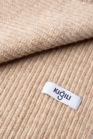  Açık Vizon Yünlü Atkı & Bere Takımı