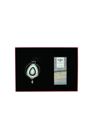  2'li Nazar Boncuğu & 100 ml Bosphorus Breeze Kolonya Hediye Kutulu Set