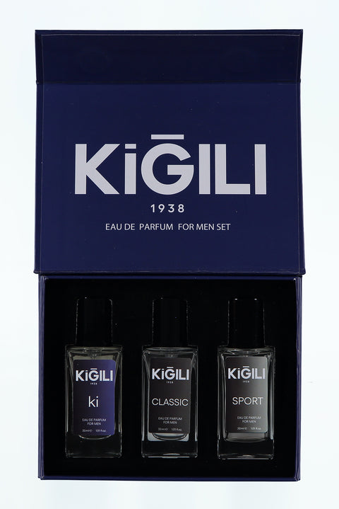 3'lü Classic & Ki & Sport Hediye Kutulu 30 ml Erkek Parfüm Seti