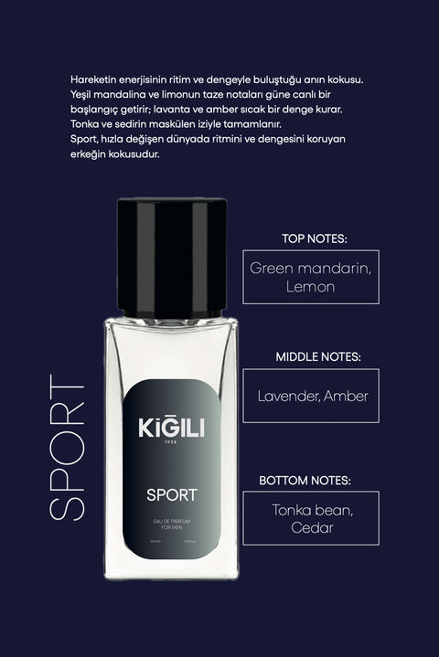 3'lü Classic & Ki & Sport Hediye Kutulu 30 ml Erkek Parfüm Seti