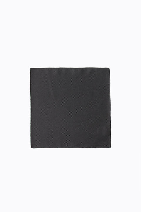 Siyah 3'lü Desenli Kravat & Mendil & Kol Düğmesi Hediye Kutulu Set