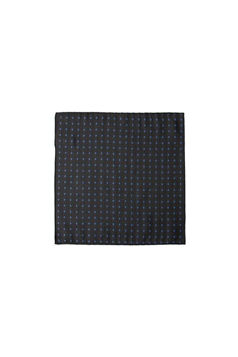 Black 3-Piece Patterned Tie, Pocket Square & Cufflink Set in Gift Box