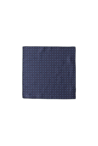  Koyu Lacivert 3'lü Kravat & Mendil & Kol Düğmesi Hediye Kutulu Set