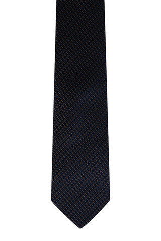  Koyu Kahve Desenli Kravat-Ki??l?