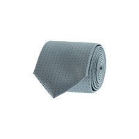 Orta Füme Desenli Kravat