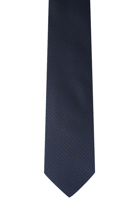 Orta Gri Desenli Kravat