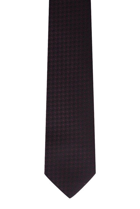 Orta Mor Desenli Kravat