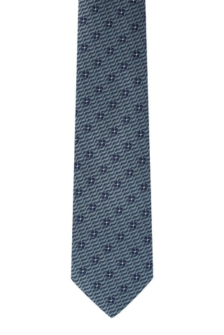  Mavi Desenli Kravat