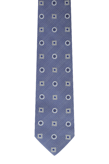  Mavi Desenli Kravat