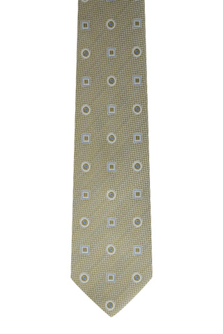  Orta Bej Desenli Kravat