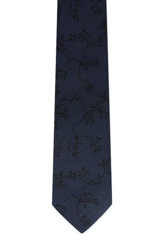  Lacivert Desenli Kravat