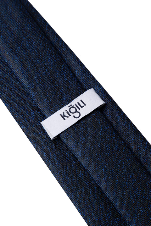 Lacivert Desenli Kravat