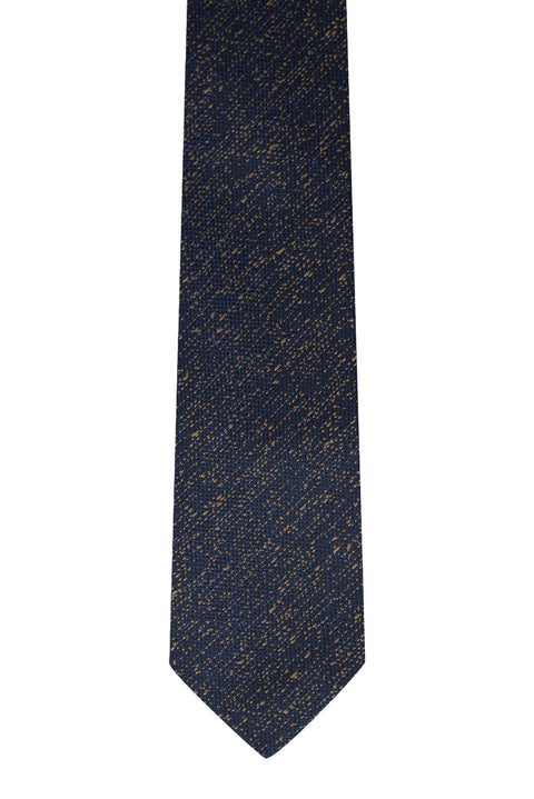 Koyu Kahve Desenli Kravat