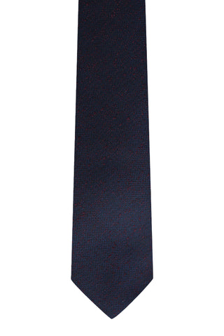  Koyu Bordo Desenli Kravat