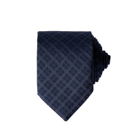 Orta Lacivert Desenli Kravat