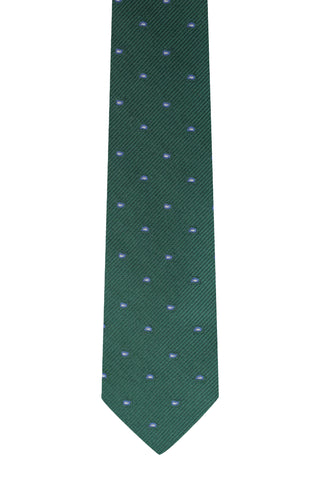  Koyu Yeşil Desenli Kravat