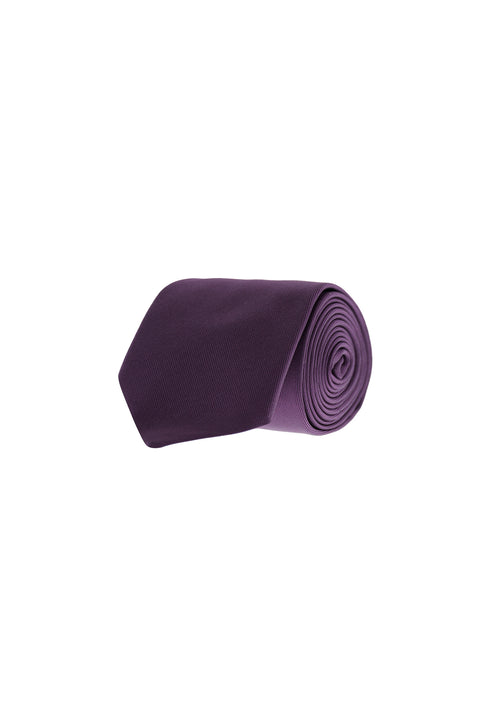 Dark Purple Plain Tie