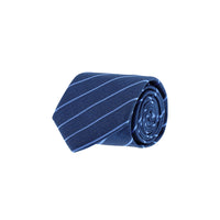 Koyu Lacivert Desenli Kravat