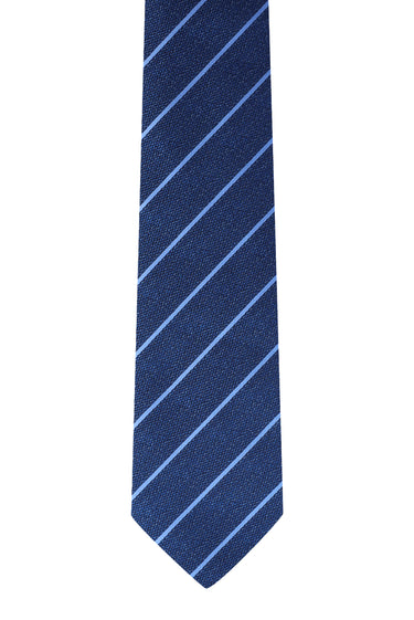  Koyu Lacivert Desenli Kravat