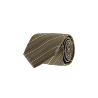 Koyu Kahve Desenli Kravat