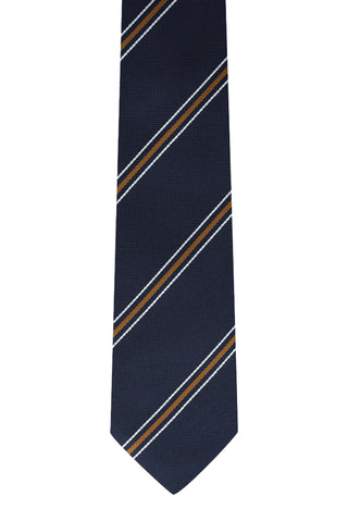  Koyu Lacivert Desenli Kravat-Ki??l?