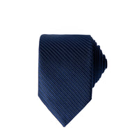 Koyu Lacivert Desenli Kravat