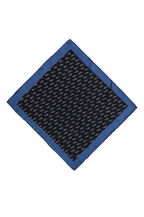 Koyu Kahve Desenli Mendil