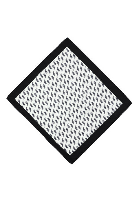 Beyaz Desenli Mendil