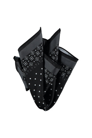  Siyah Desenli Mendil (33*33)