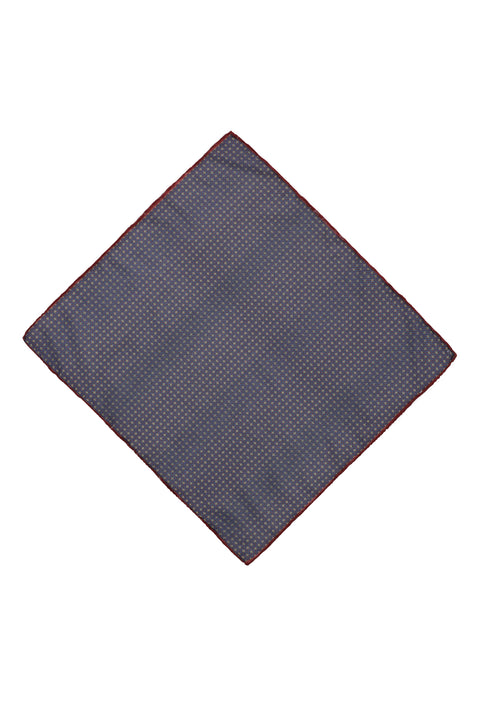 Koyu Lacivert Desenli Mendil