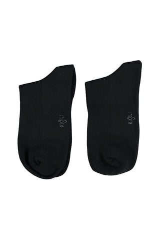  Siyah 2'li Kısa Soket Çorap