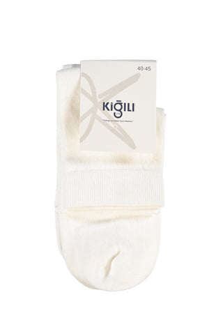  Beyaz 2'li Kısa Soket Çorap