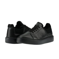 Siyah Sneaker Deri Ayakkabı