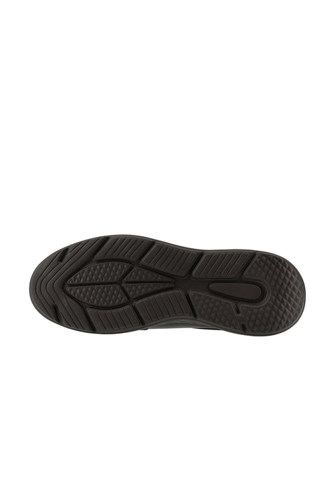 Koyu Kahve Spor Günlük Sneaker Deri Ayakkabı