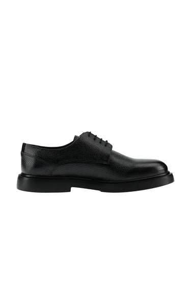  Siyah Smart Casual Deri Ayakkabı
