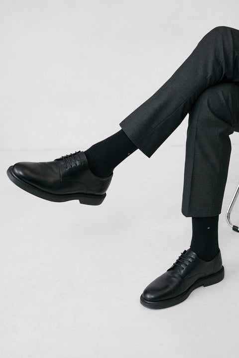 Siyah Smart Casual Deri Ayakkabı