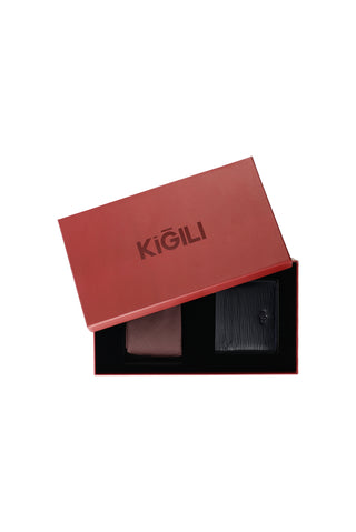  Hediye Kutulu 2'li Kravat & Kartlık Set