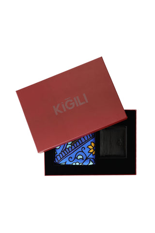  Hediye Kutulu 2'li Fular & Kartlık Set