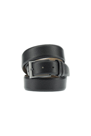  Siyah Desenli 3'lü Deri Kemer & Cüzdan & Kartlık Hediye Kutulu Set