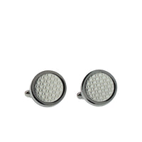 Metalik Gri Kol Düğmesi