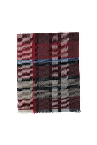  Açık Bordo İtalyan Desenli Yün Atkı