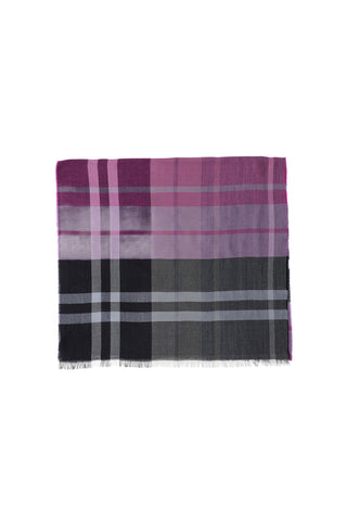  Toz Pembe İtalyan Ekose Yün Atkı