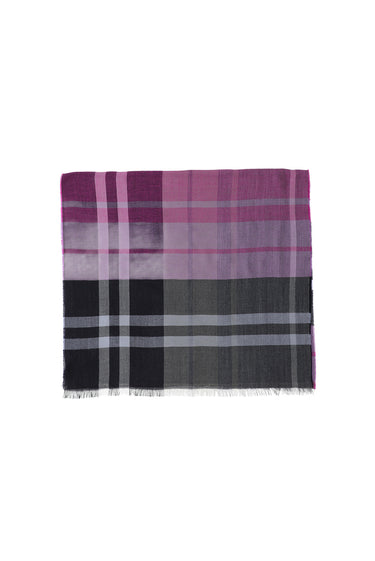  Toz Pembe İtalyan Ekose Yün Atkı