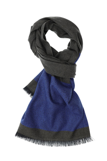  Açık Antrasit İtalyan Desenli Yün Atkı