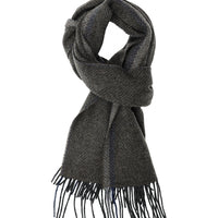 Açık Antrasit İtalyan Düz Yün Atkı