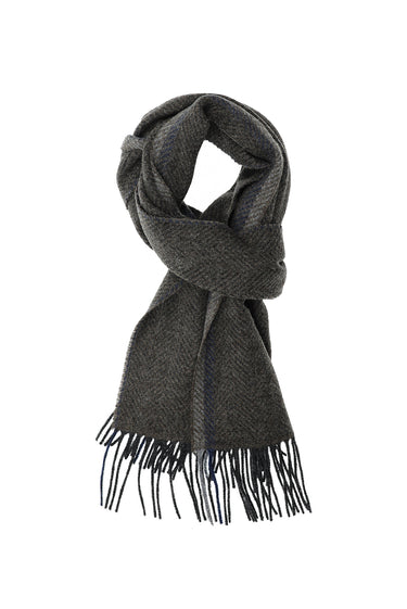  Açık Antrasit İtalyan Düz Yün Atkı