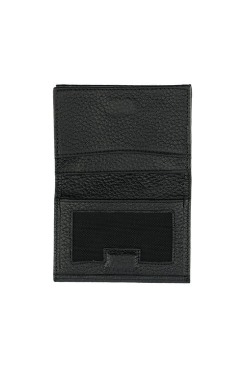 Siyah Deri Floater Kartlık