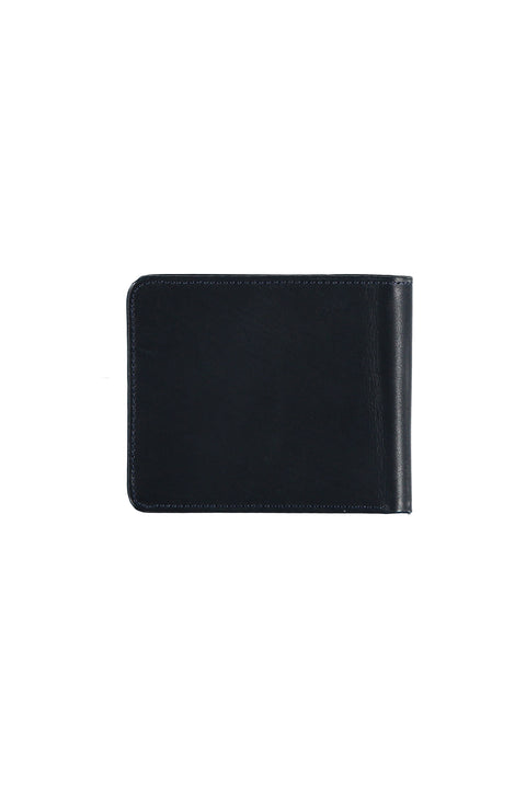 Orta Lacivert Düz Para Bölmeli Deri Yatay Kartlık Cüzdan