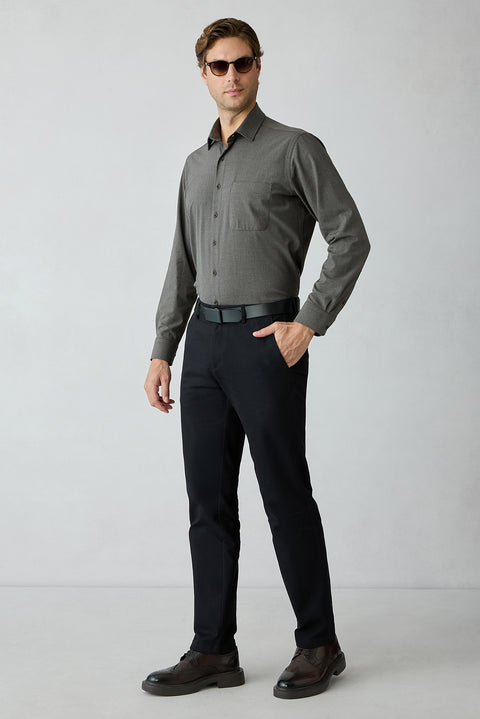 Dark Navy Relaxed Fit Cotton Sweatpants